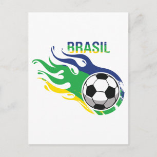 Coola Brasil Futebol Vykort