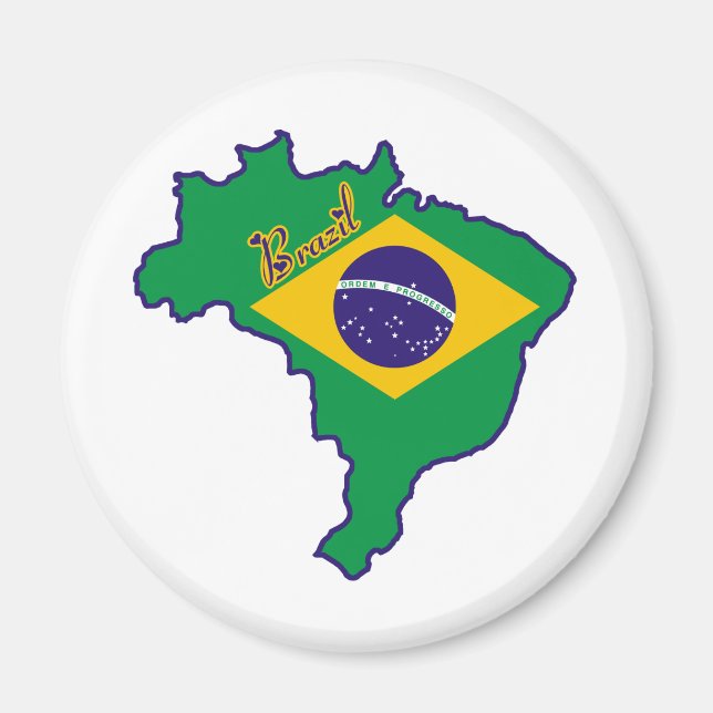 Coola Brasilien Magnet (Framsidan)