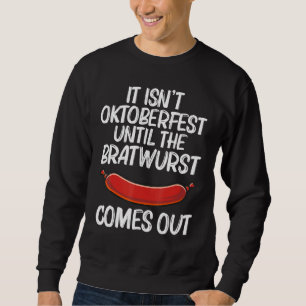 Coola Bratwurst För manar Women Wurst Chopped Kött Lång Ärmad Tröja