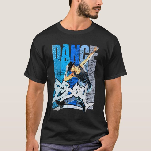 Coola Break Dancing B Boy Dance Break Dance Hip ho T Shirt (Framsida)