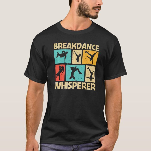 Coola Breakdance För Män Kvinnor Breakdancer Break T Shirt (Framsida)