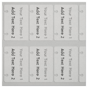 Coola - bricka lägg till text Mönster Grått Tyg
