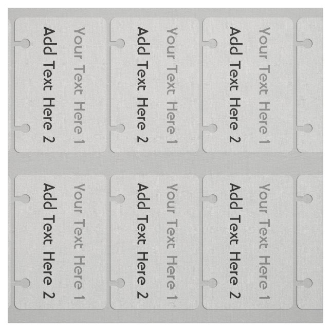 Coola - bricka lägg till text Mönster Grått Tyg (Provkarta)