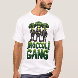 Coola Broccoli Gang Design T Shirt