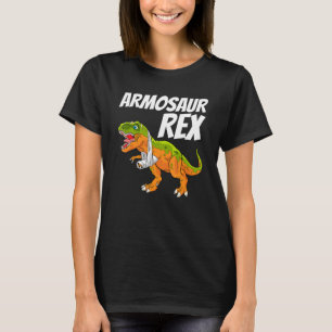 Coola Broken Arm För manar Boy Kids Dinosaur Fatti T Shirt