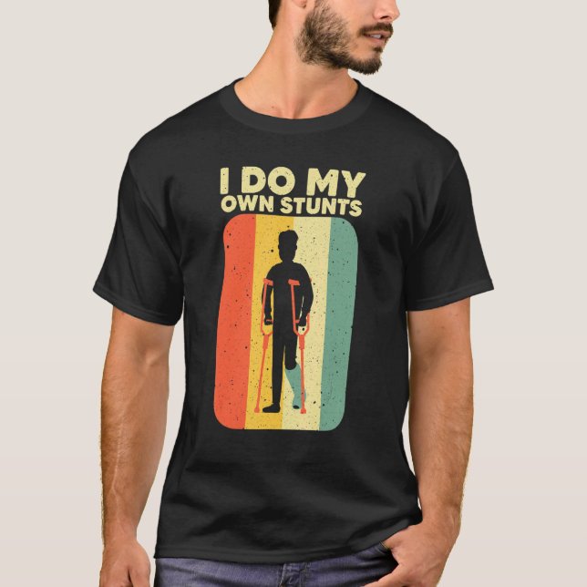 Coola Broken Leg För manar Women Broken Leg Ankle  T Shirt (Framsida)