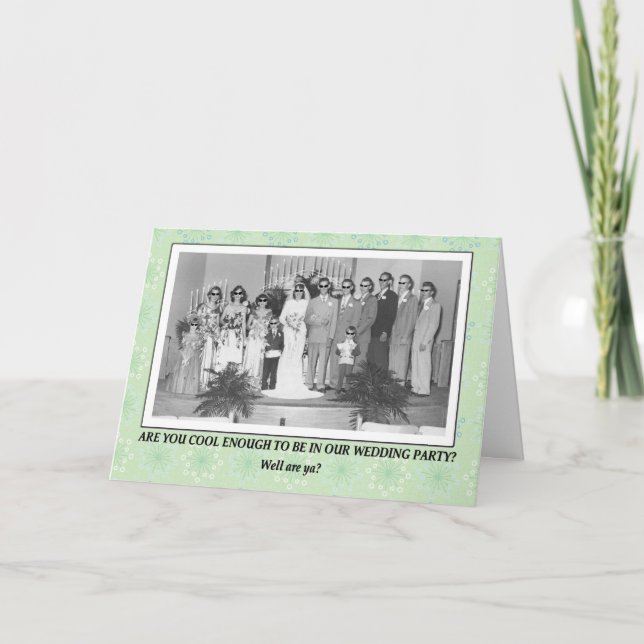 Coola Bröllopsfest Inbjudan (Framsida)