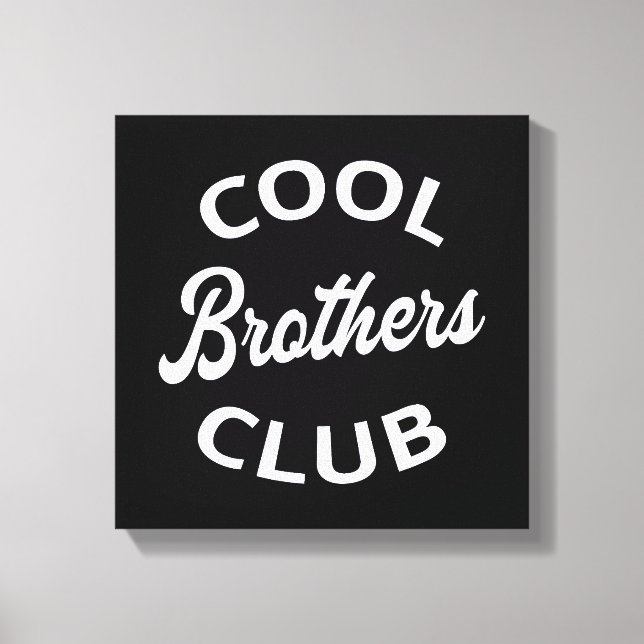 Coola Brothers Klubb I Canvastryck (Framsida)
