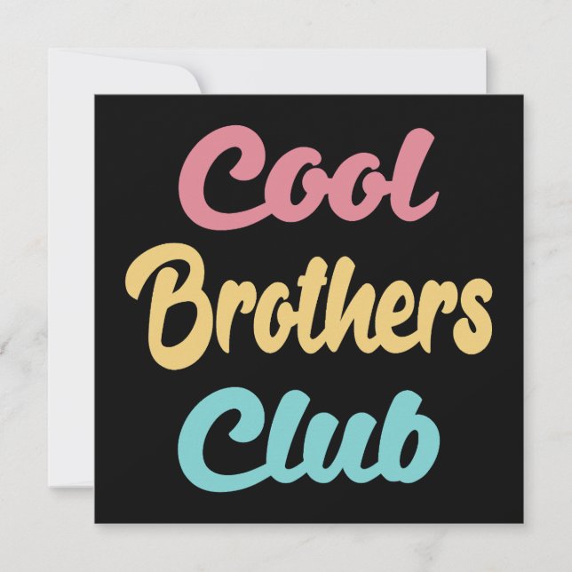 Coola Brothers Klubb II Kort (Framsida)
