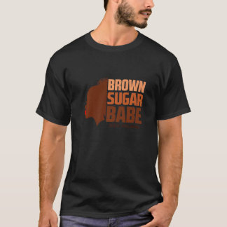 Coola Brown Sugar babe Black African Histo T Shirt