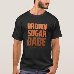 Coola Brown Sugar Babe Black African Histo T Shirt