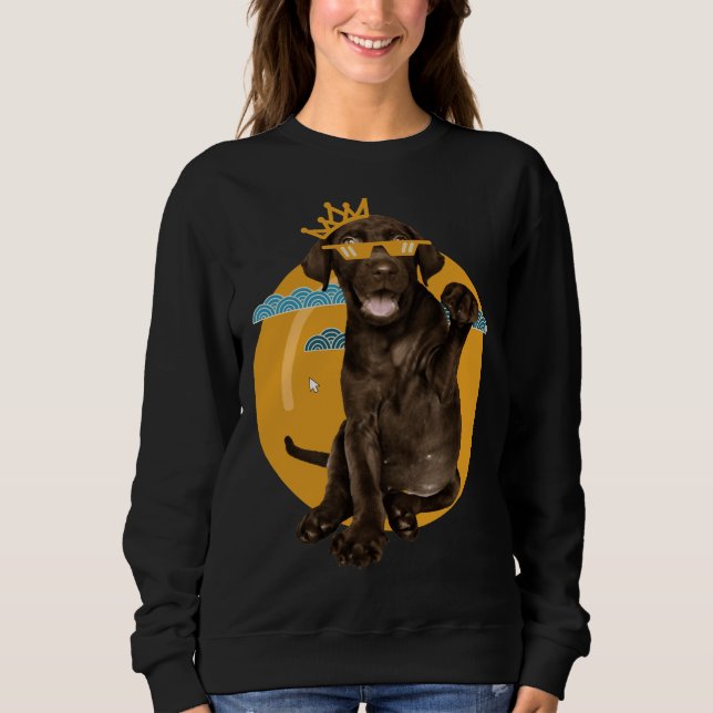 Coola Browne Labrador Retriever T Shirt (Framsida)