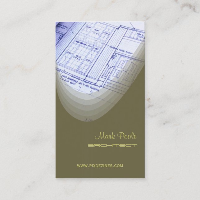 Coola Builder, arkitekter affärskort Visitkort (Framsida)