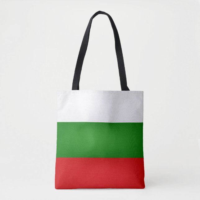 Coola Bulgarien Flagga Mode Tygkasse (Framsida)