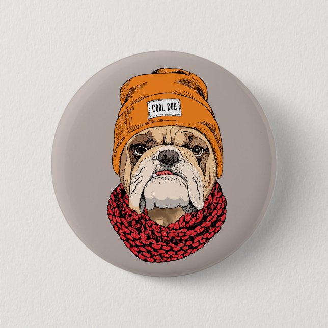 Coola Bulldog Knapp (Framsida)