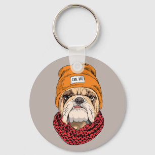 Coola Bulldog Nyckelring