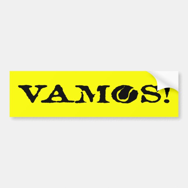 Coola Bumper Sticker för tennis-spelare och tennis Bildekal (Framsidan)