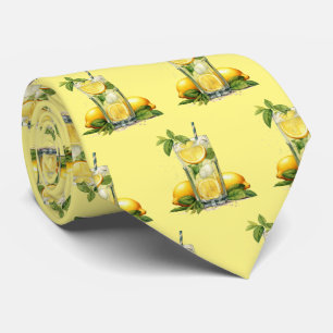 Coola bunden lemonade mönster slips