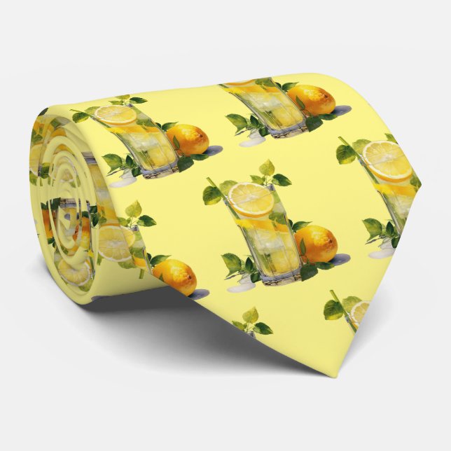 Coola bunden lemonade mönster slips (Rullad)