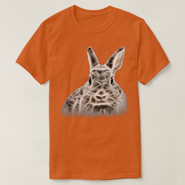Coola Bunny Rabbit Underbar Funny Påsk Gift T Shirt (Design framsida)