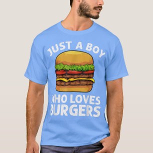 Coola Burger Art for Boys Manar Hamburger Cheesebu T Shirt