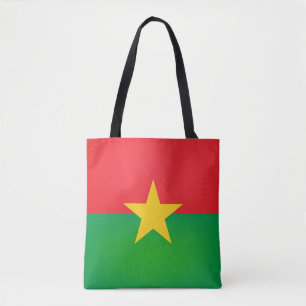 Coola Burkina Faso Flagga Mode Tygkasse