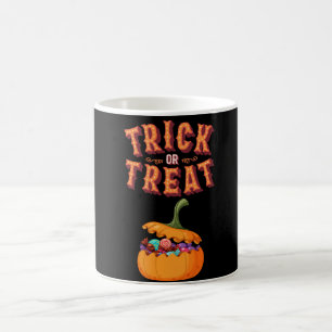 Coola Bus eller godis Halloween Kaffemugg