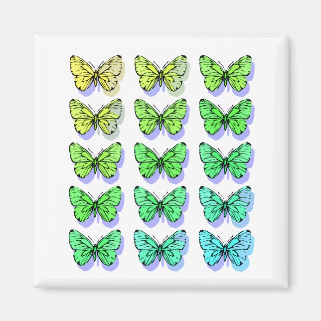 Coola Butterflies Magnet (Framsidan)