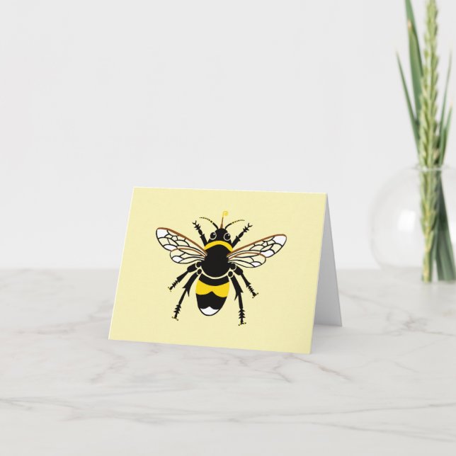 Coola buzzy BEE - Wildlife -Insekt- Gult Kort (Framsida)