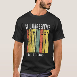 Coola Byggnad Ingenjör T Shirt