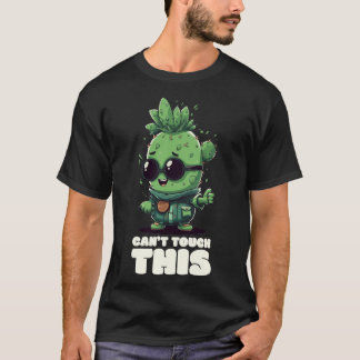 Coola Cactus T-Shirt: Kan inte röra det här! T Shirt