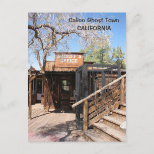 Coola Calico Ghost Town Postcard! Vykort