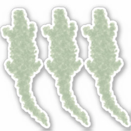 Coola Camo Krokodiler - genomskinlig nedskärning a Klistermärken