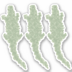 Coola Camo Krokodiler - genomskinlig nedskärning a Klistermärken