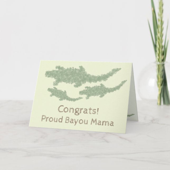 Coola Camo Krokodiler - transparent. Kort (Framsida)