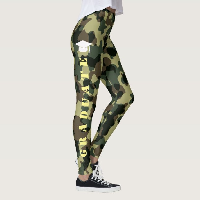 Coola Camouflage ROTC:s militära utformning Studen Leggings (Höger)