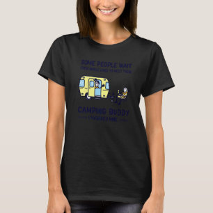 Coola Camping Buddies För manar Women Make & Wife T Shirt