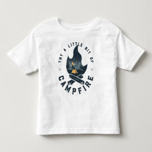 Coola Camping Campper Campfire under stenbergen T Shirt