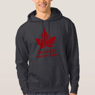 Coola Canada Hoodie Retro, jag är inte ledsen Kana