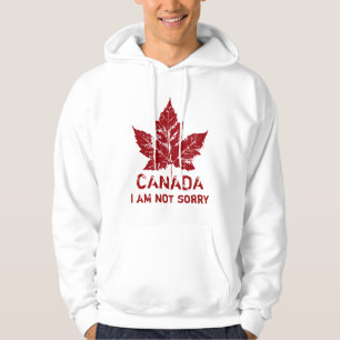 Coola Canada Hoodie Retro, jag är inte ledsen Kana
