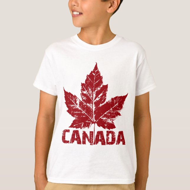 Coola Canada Sweatshirt Barn Retro Souvenir Shirts T Shirt (Framsida)