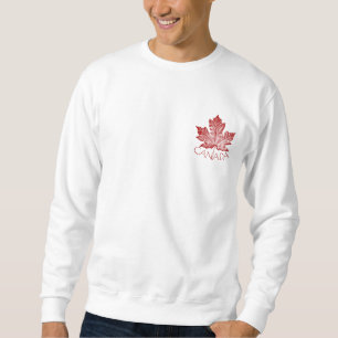 Coola Canada Sweatshirt Retro Maple Löv Souvenir