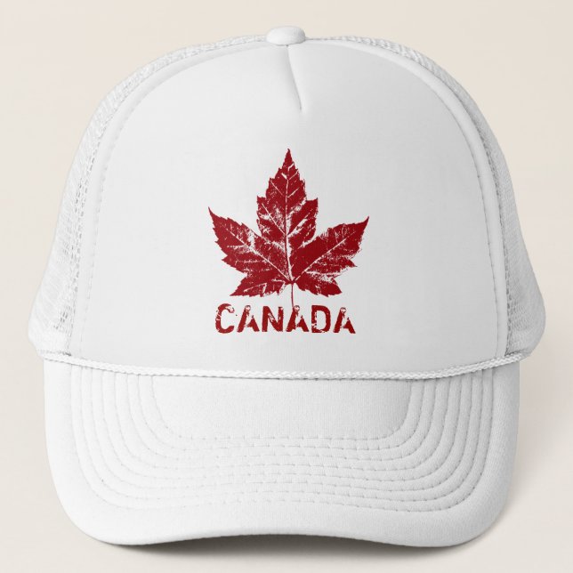 Coola Canada Trucker Cap Retro Canada Caps Hats Truckerkeps (Framsida)