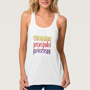 coola canadian punjabi princess india pride desi linne med racerback 