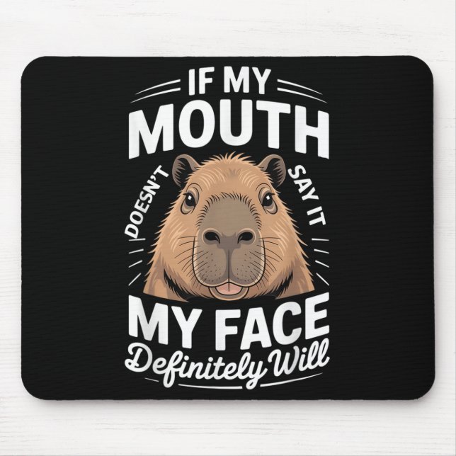 Coola Capybara Humor Quote Say Graphic Tee Funny Musmatta (Framsidan)