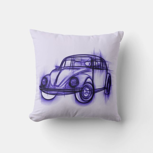 Coola Car Sketch i Lila Kudde (Framsida)