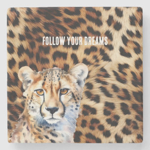 Coola Cat Cheetah Leopard Print Stenunderlägg
