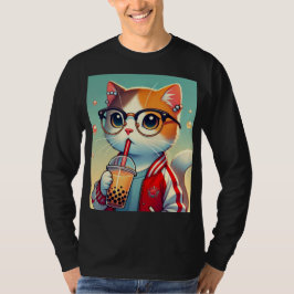 Coola Cat drickboba T Shirt