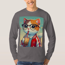 Coola Cat drickboba T Shirt