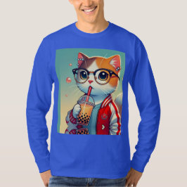 Coola Cat drickboba T Shirt